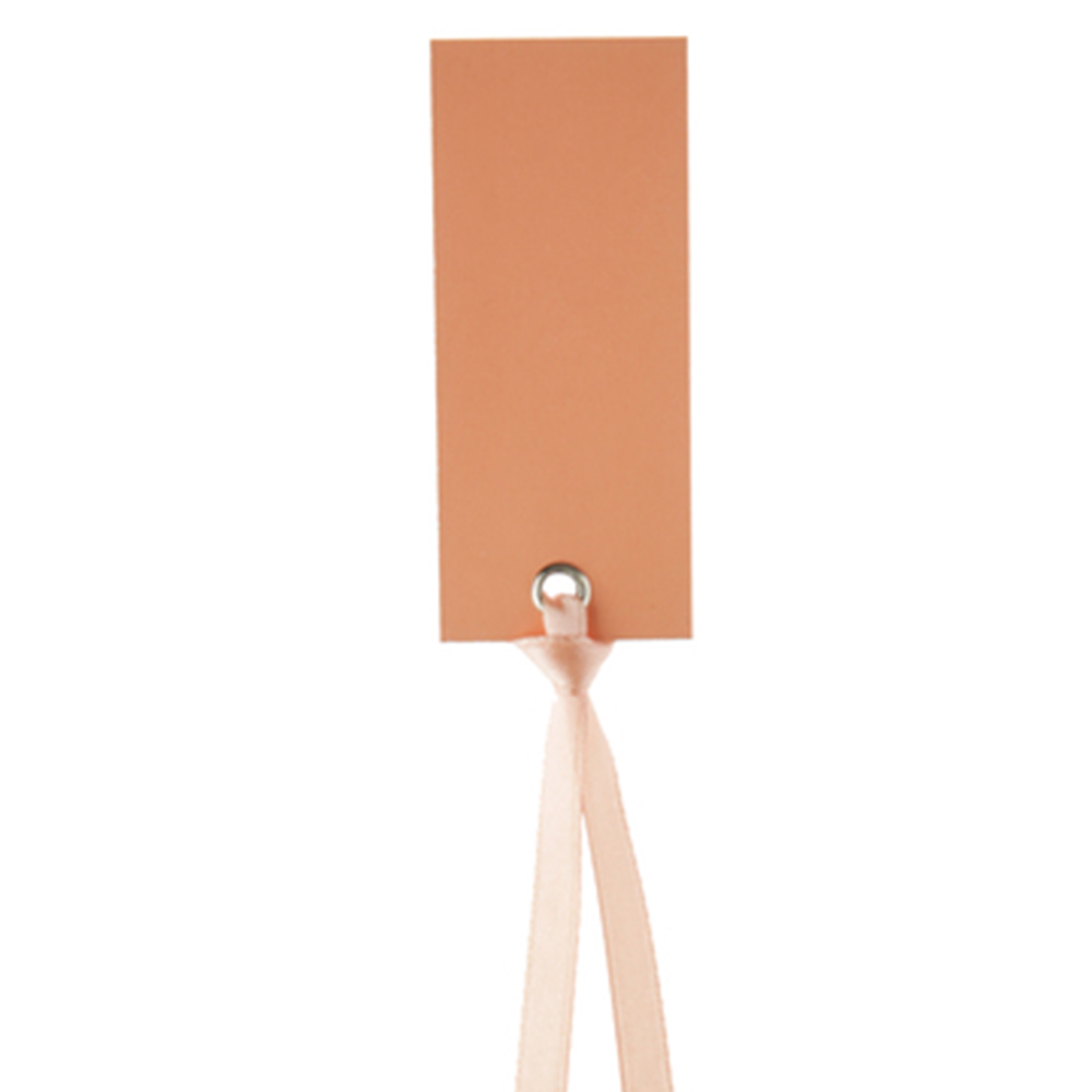 Namenskarte m. Band 3 x 7 cm (12 Stück)