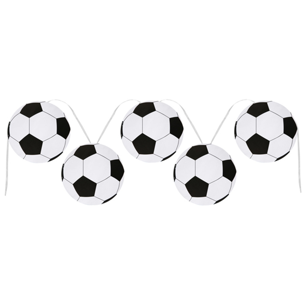 Girlande "Fußball" 15 Bälle 6 m
