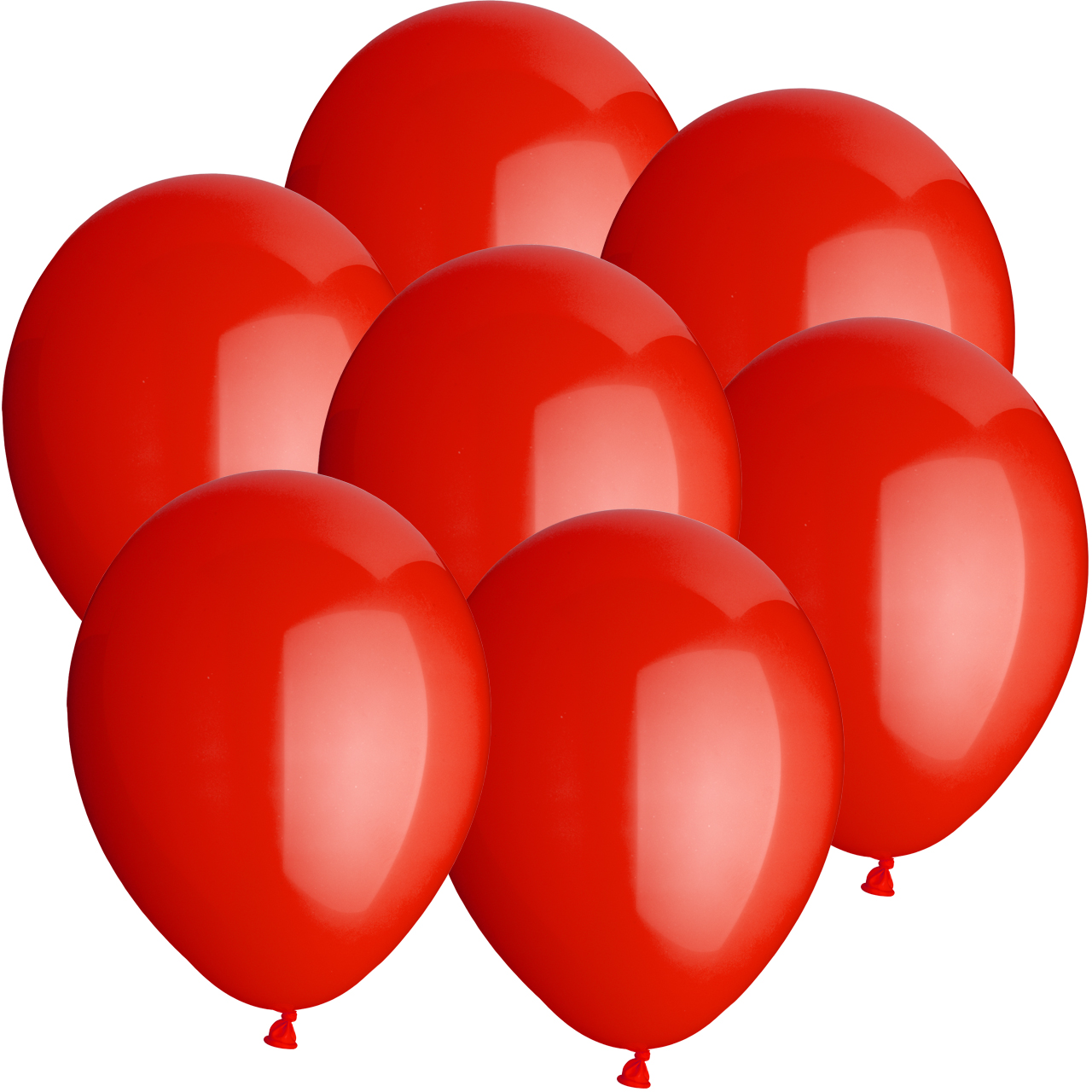 Latexballons Ø 25 cm "Standard" (50 Stück) rot SALE