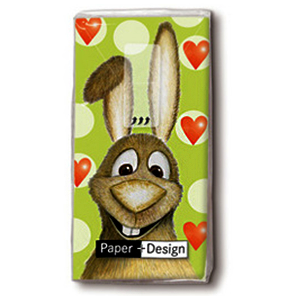 Taschentücher Bunny in Love (10 Stück) SALE