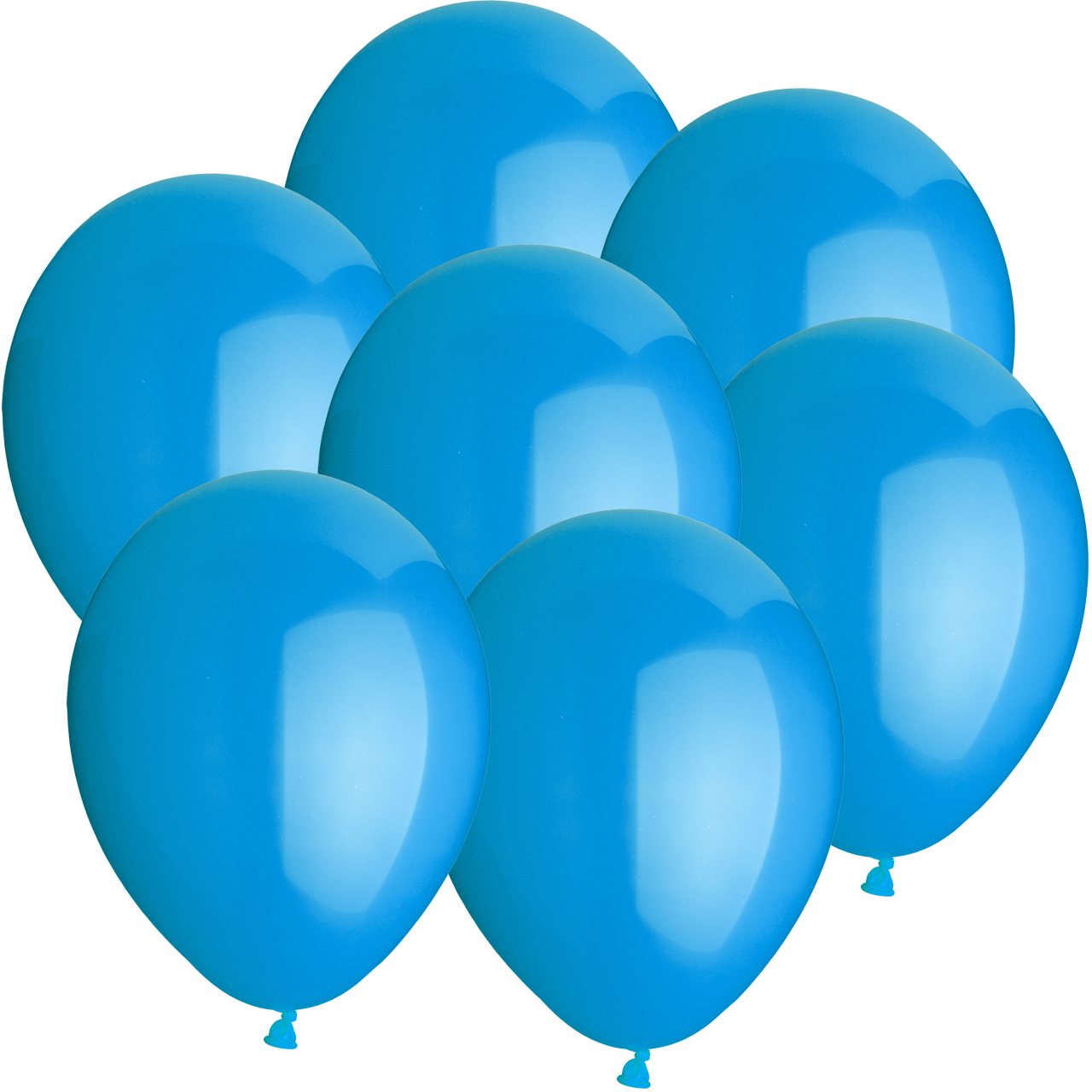 Latexballons Ø 25 cm "Standard" (50 Stück) hellblau SALE