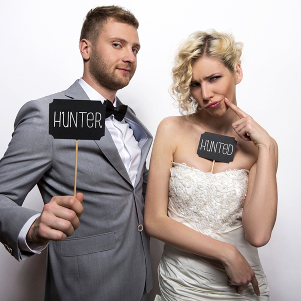 Photo Booth Set "Kreidetafeln" 4er