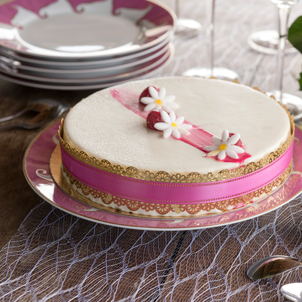 Tischläufer "Tüll" Blatt 30 cm x 5 m ABVERKAUF