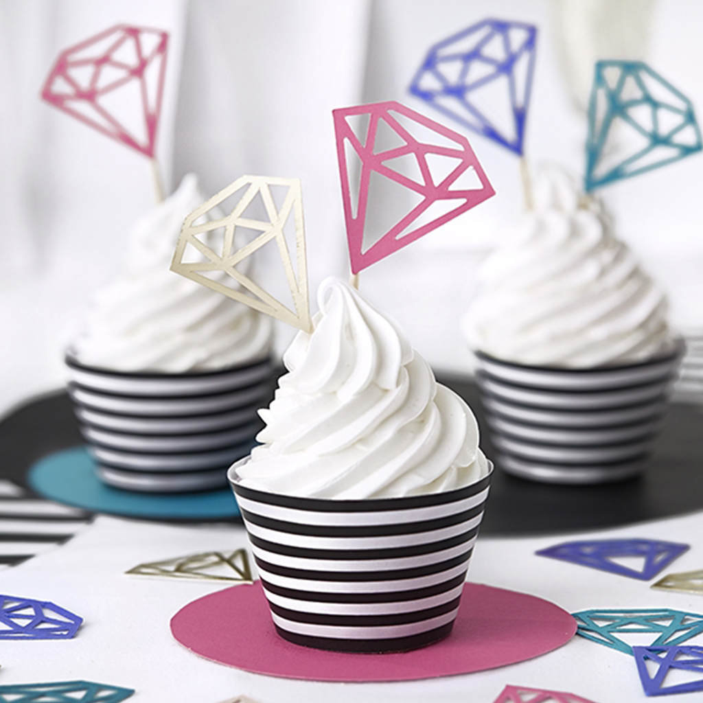 Platzdeckchen "Diamonds Mix" (14 Stück)