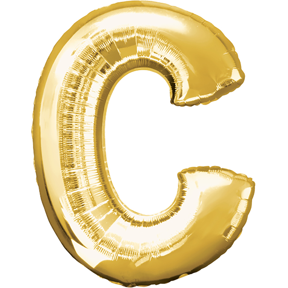 Folienballon Buchstabe XXL "I" gold 85 cm