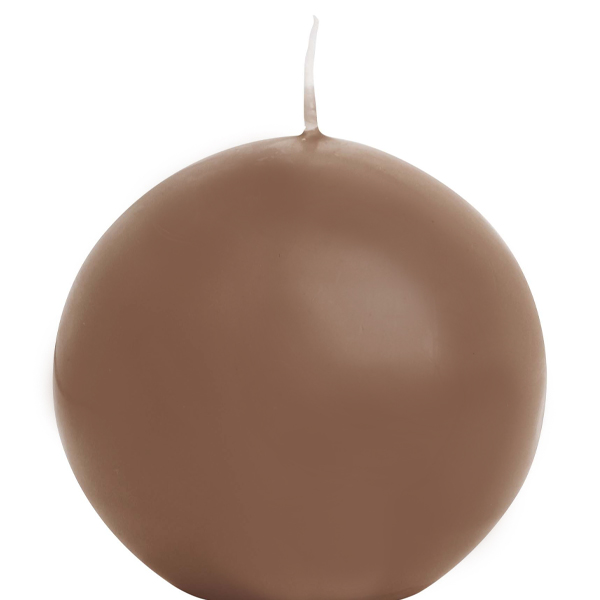 Kugelkerzen Bolsius 7 cm taupe 10 Stück