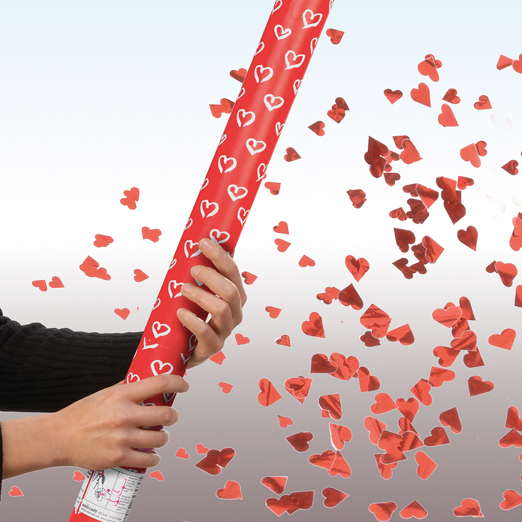 Herzregen Groß rot SALE