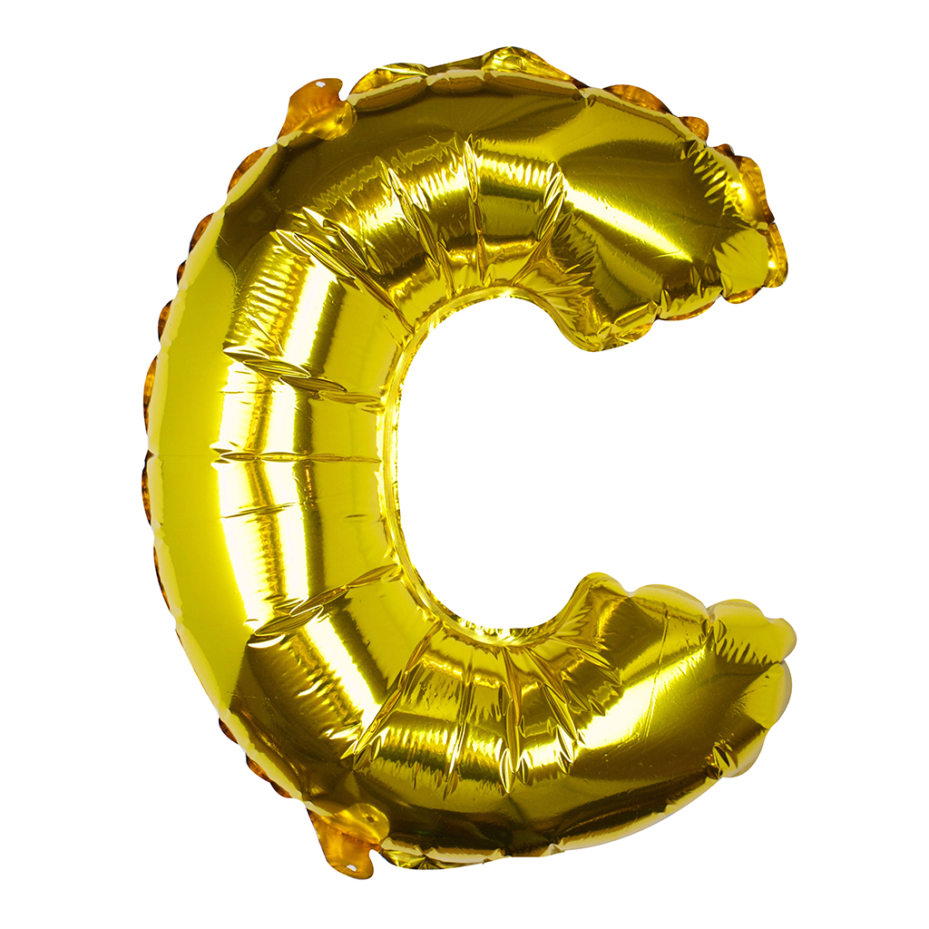 Folienballon "Girlande" Buchstabe "A" gold 41 cm