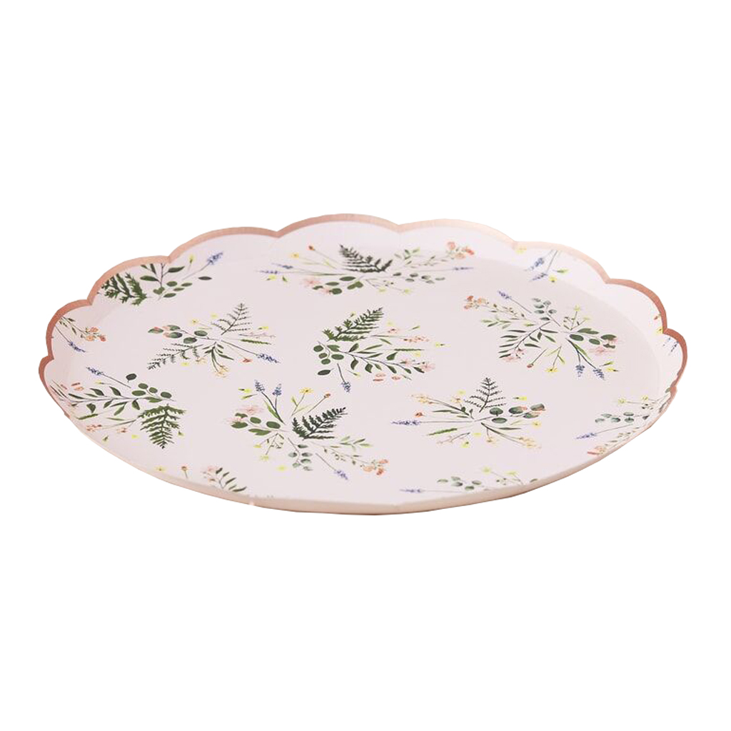 Partygeschirr "Let´s Partea" Pappteller (8 Stück)