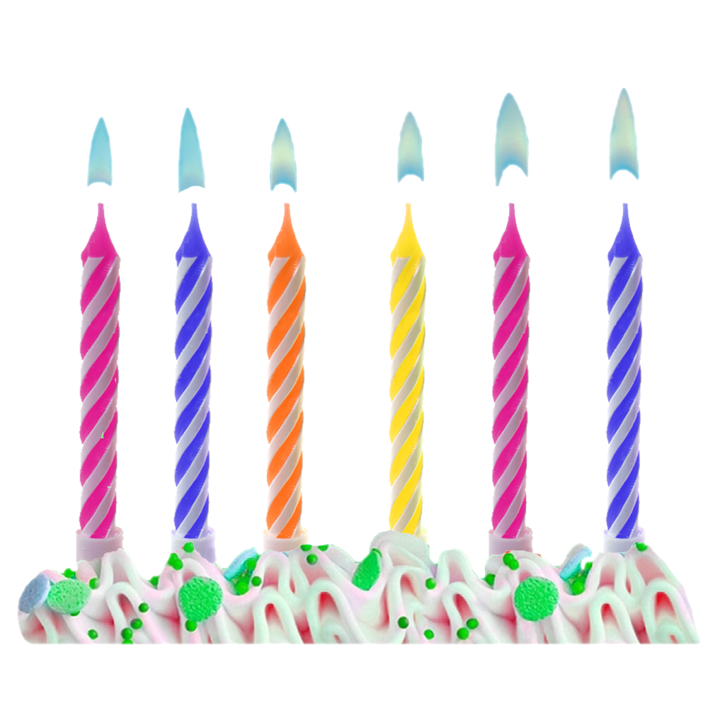Geburtstagskerzen "Mix Color" (10 Stück)