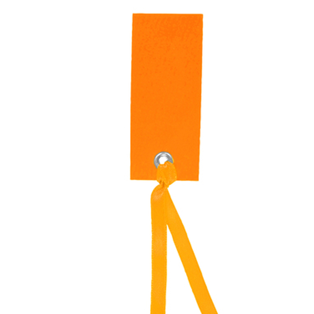 Namenskarte m. Band 3 x 7 cm (12 Stück)