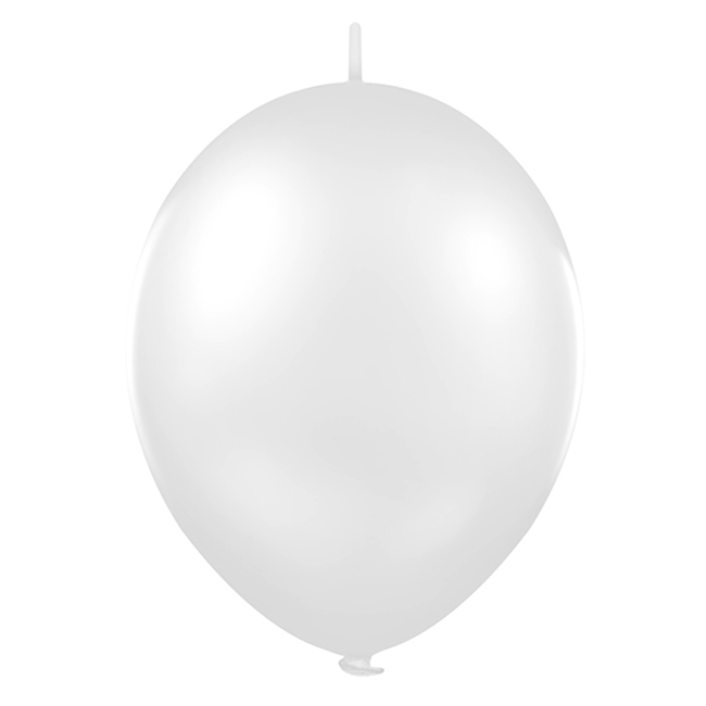 Kettenballons Pastell Ø 30 cm (100 Stück) silber