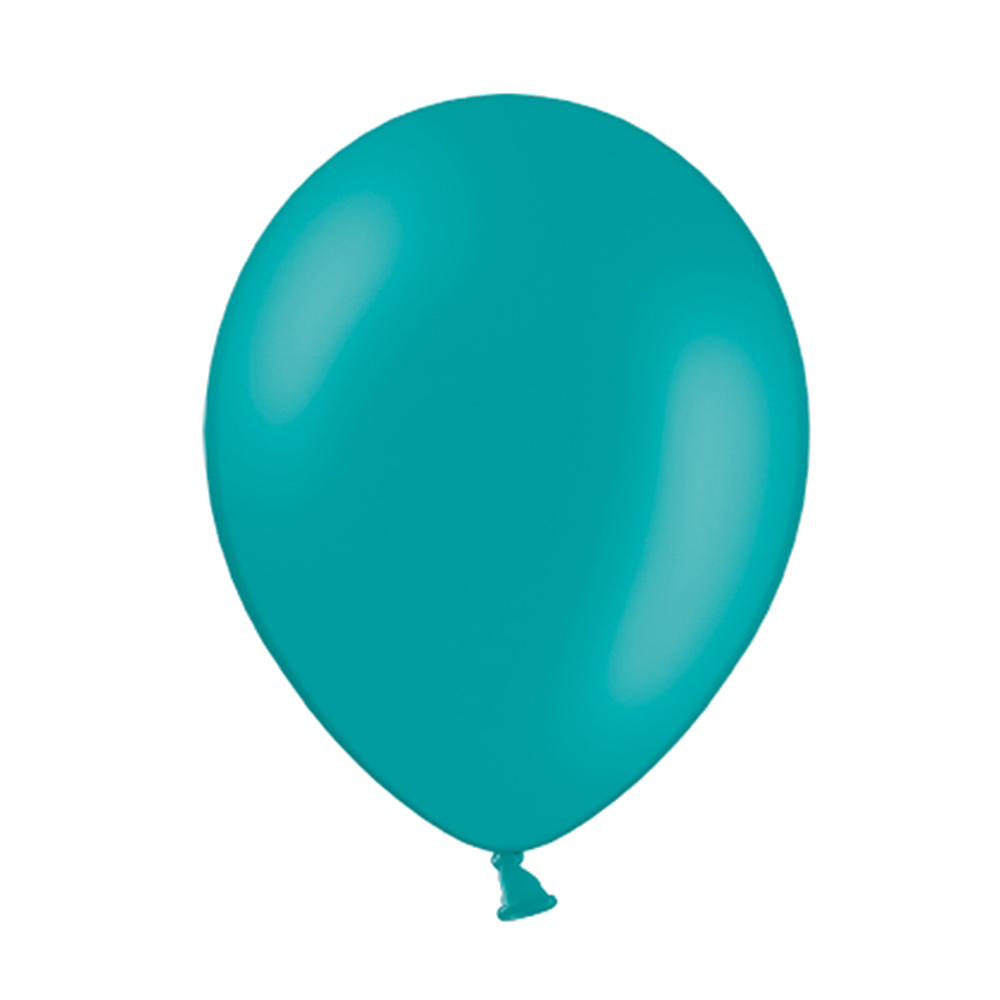 Latexballons "Pastell" Ø 23 cm (50 Stück) türkis