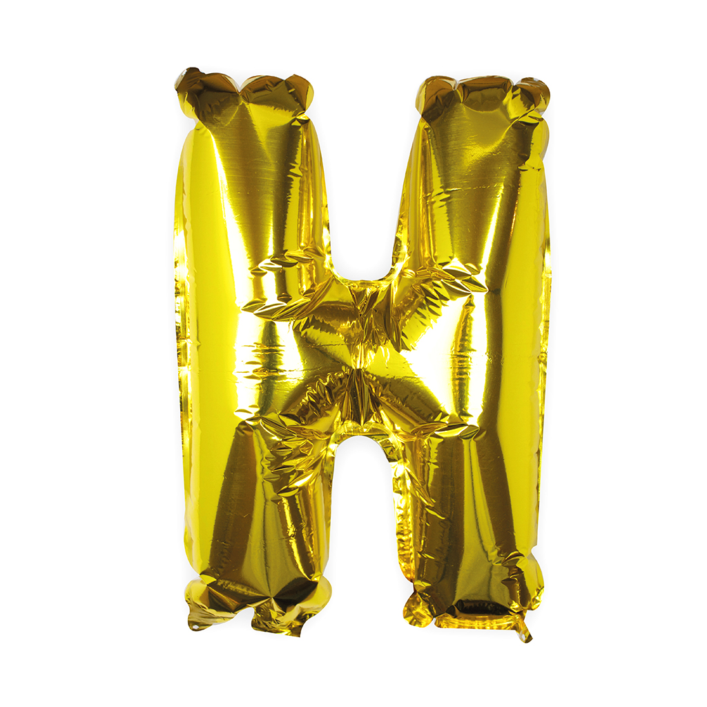 Folienballon "Girlande" Buchstabe "A" gold 41 cm