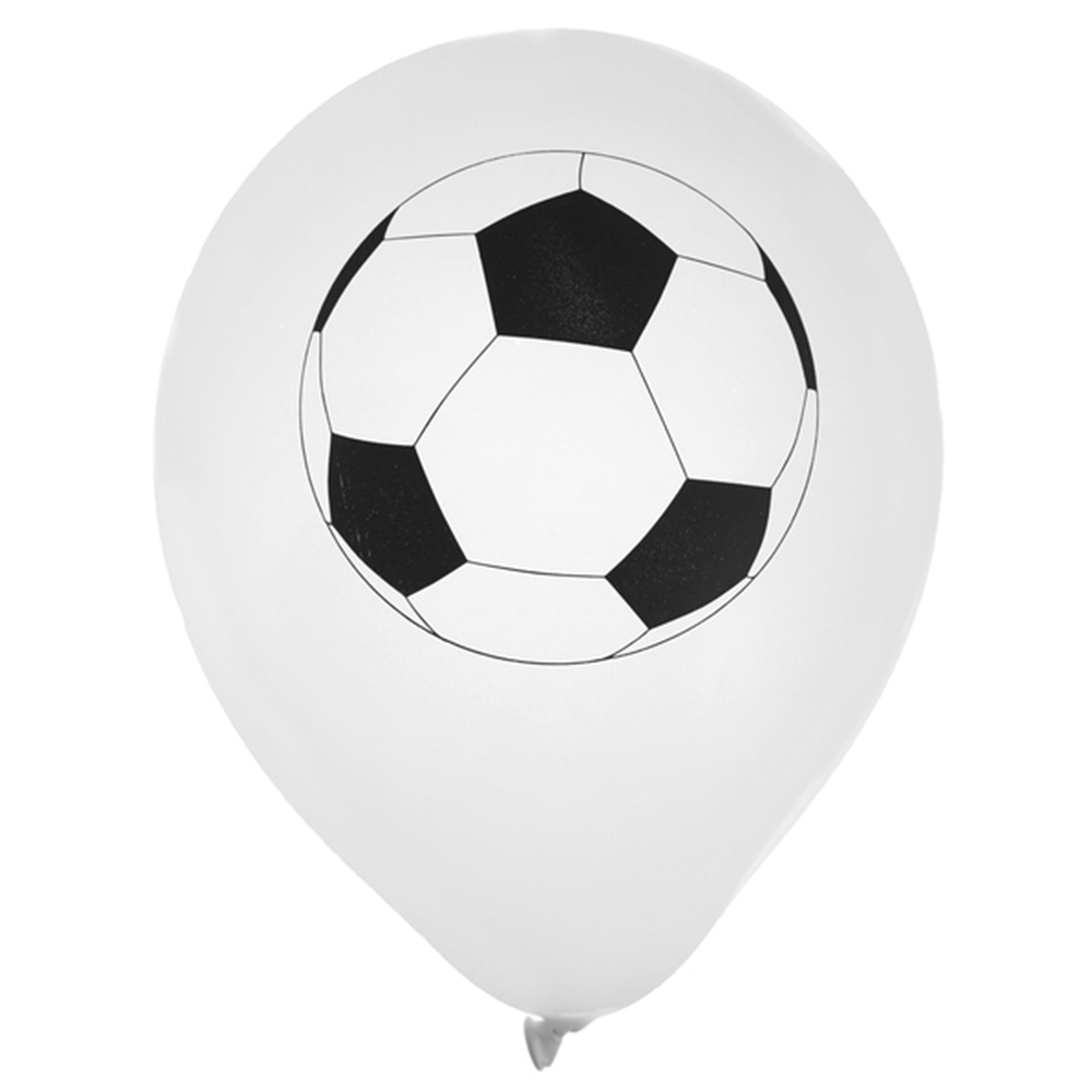 Latexballon Ø 23cm "Fußball" (8 Stück)