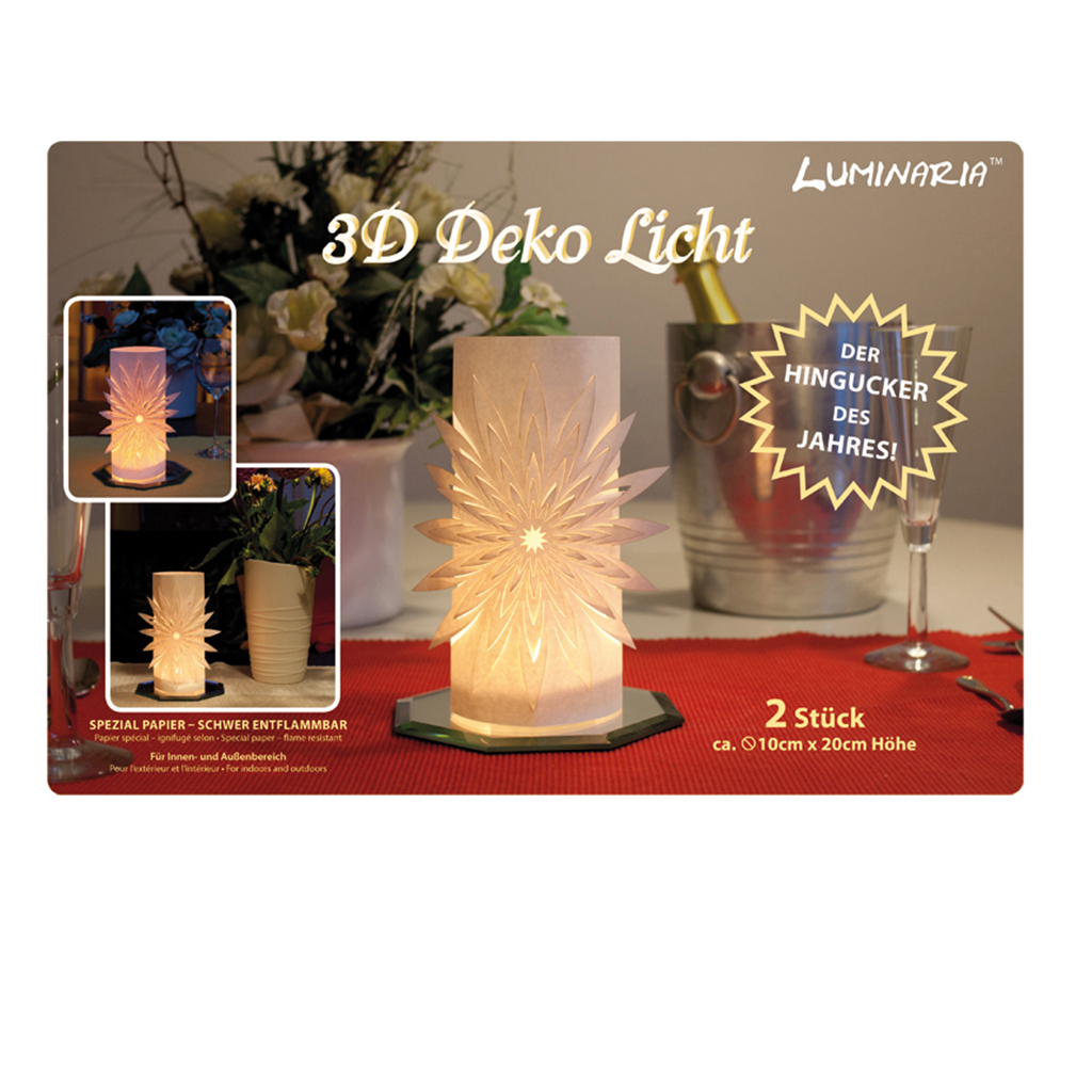 3D Deko-Licht "Blüte" (2 Stück) SALE