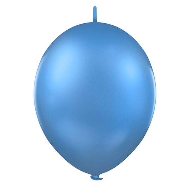 Kettenballons Pastell Ø 30 cm (100 Stück) silber