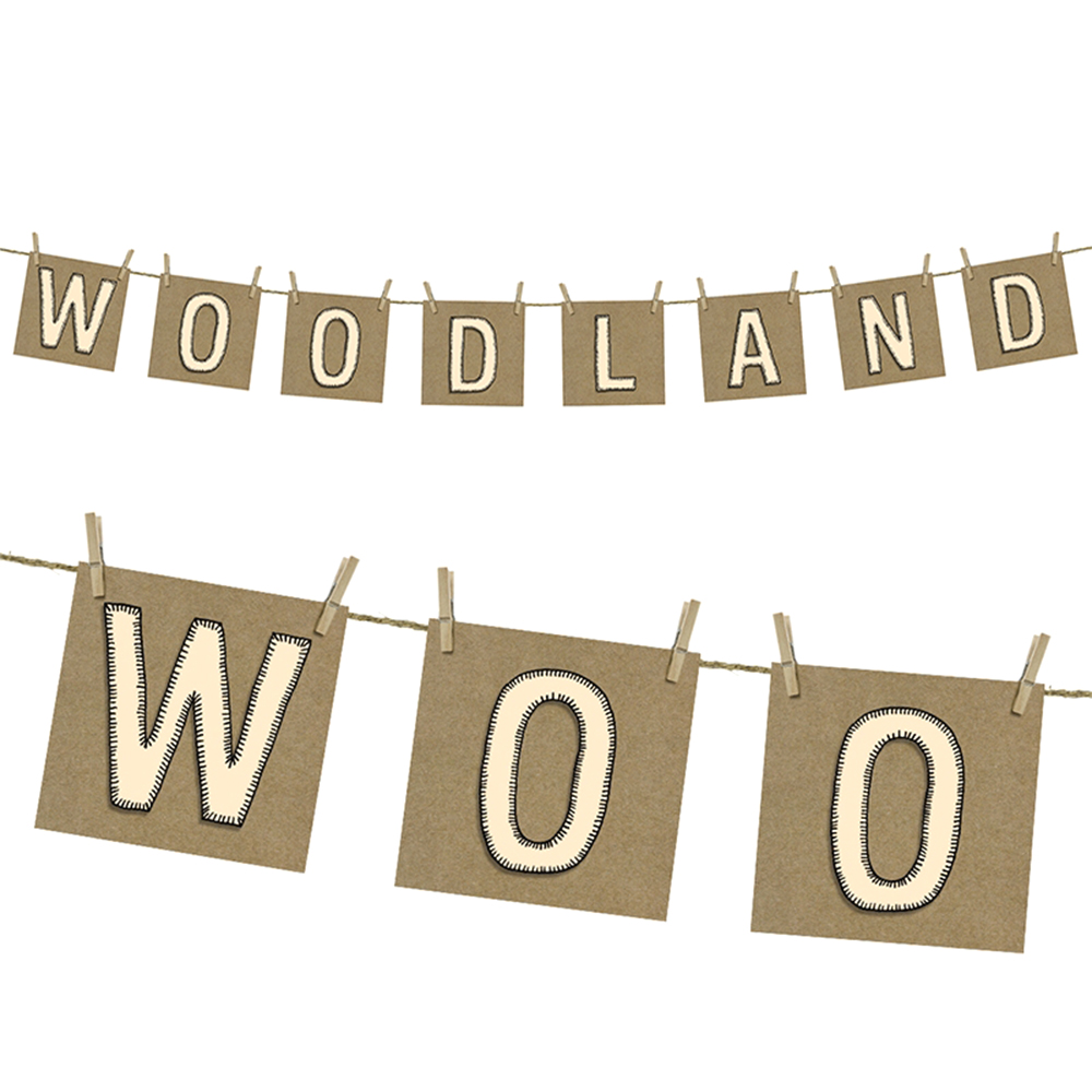 Girlande Banner "Woodland" 1,15 m