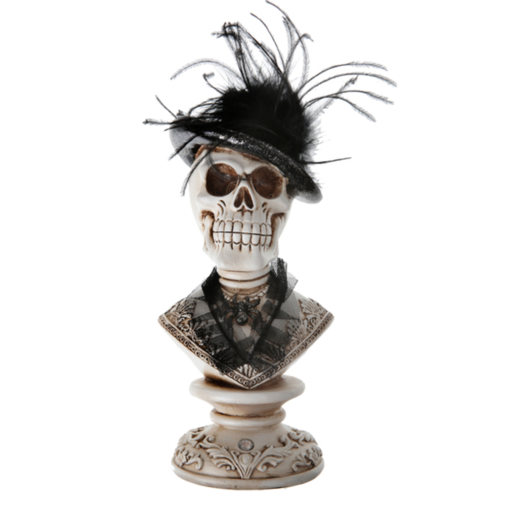 Totenkopf-Figur "Halloween Spuk" ABVERKAUF