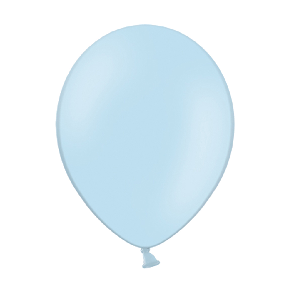 Latexballons "Pastell" Ø 23 cm (50 Stück) himmelblau