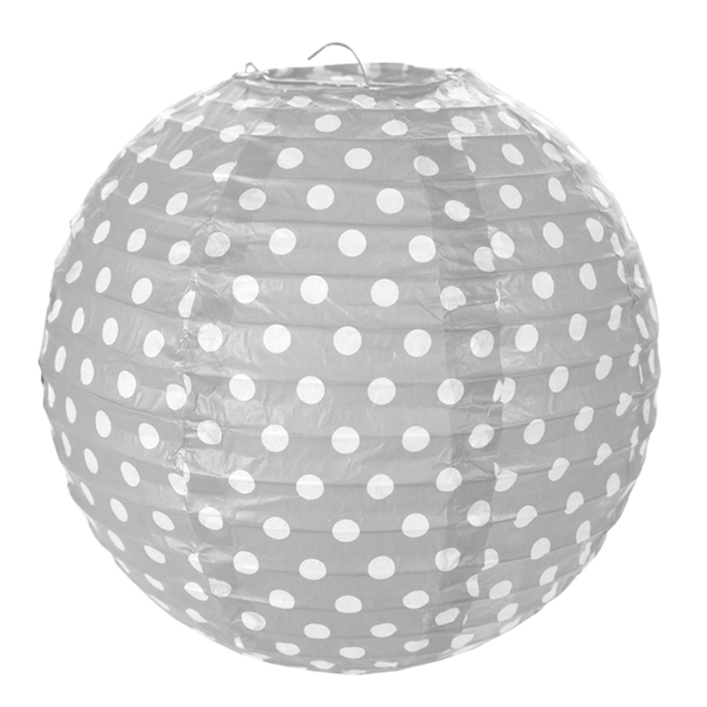 Laternen Dots Ø 20 cm (2 Stück) rosa