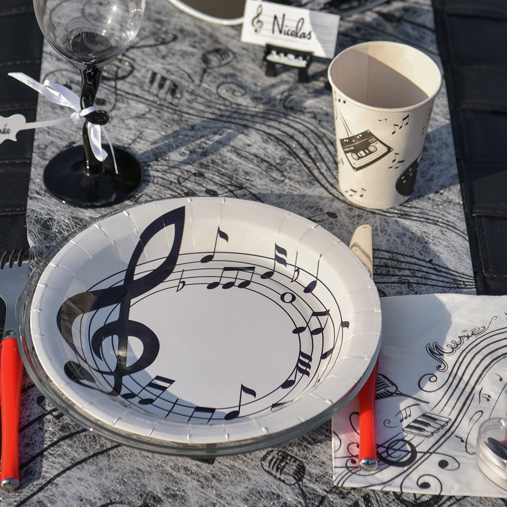 Tischläufer "Musik" 30 cm x 5 m