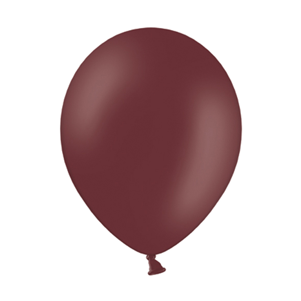 Latexballons "Pastell" Ø 23 cm (50 Stück) dunkelbraun SALE