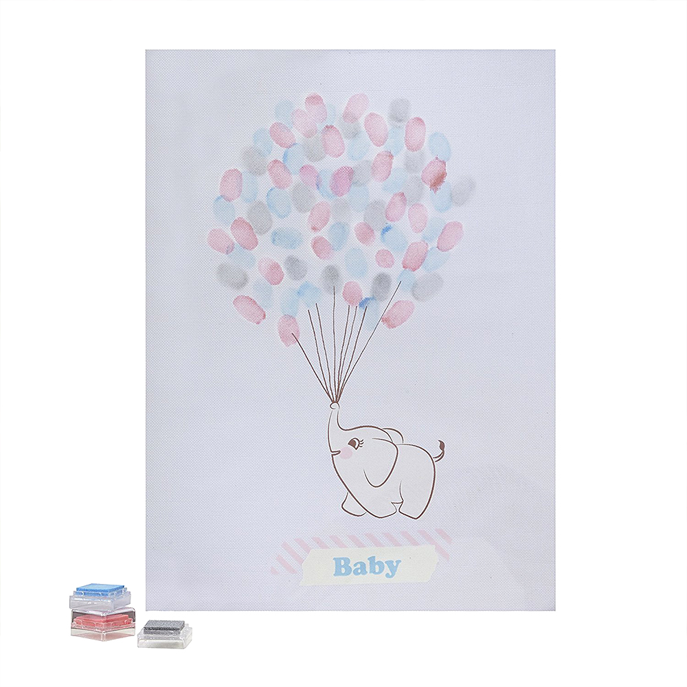 Leinwand Fingerabdruck "Little One Party"