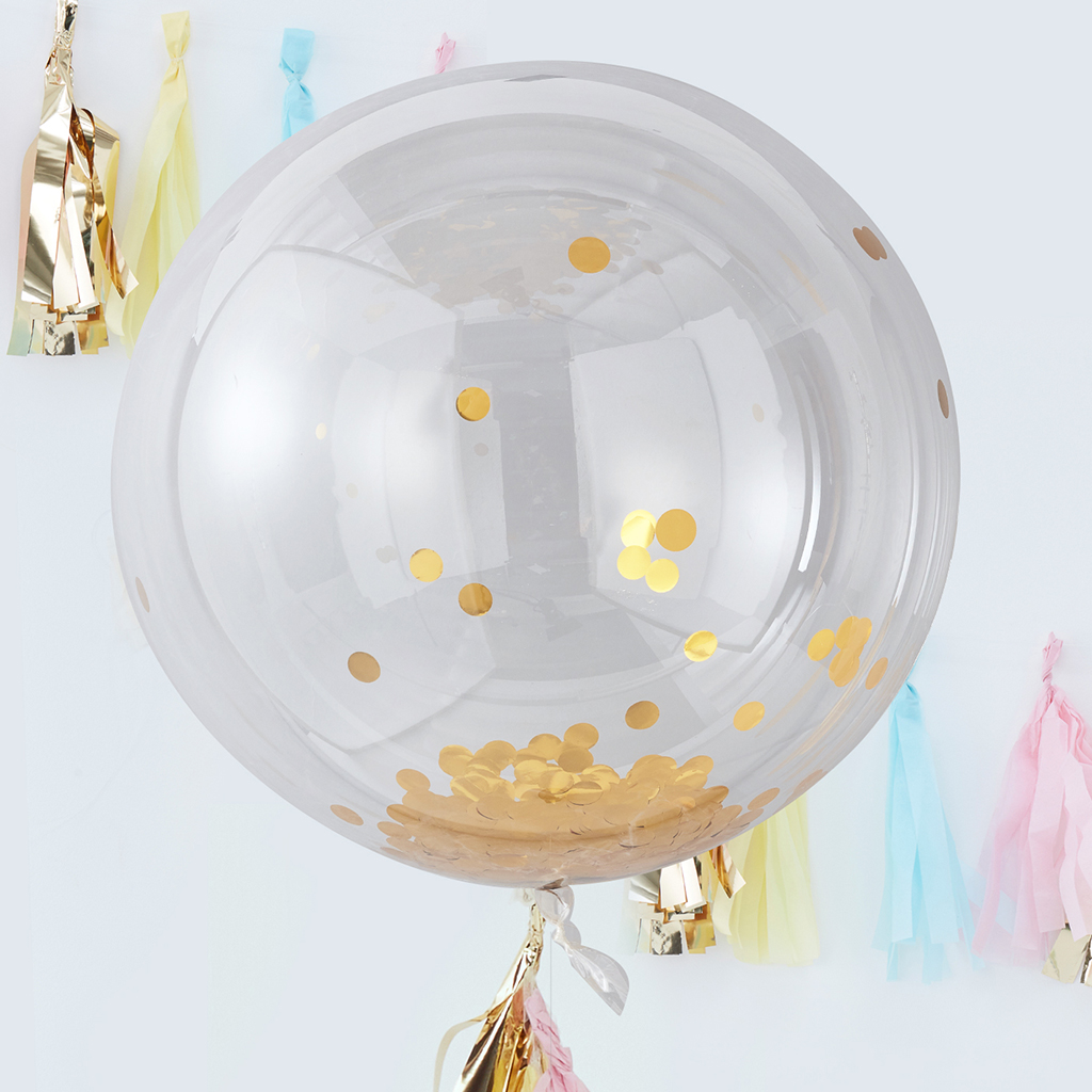 Luftballons Konfetti XXL "Pick & Mix Pastel" (3 Stück)