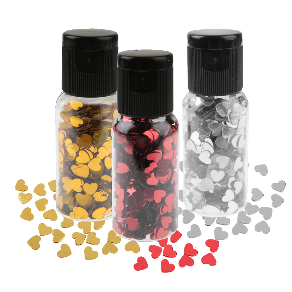 Herz Glitter Tube 15g gold