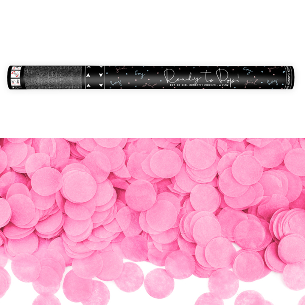 Konfetti Kanone Mädchen "Ready to Pop" 60 cm