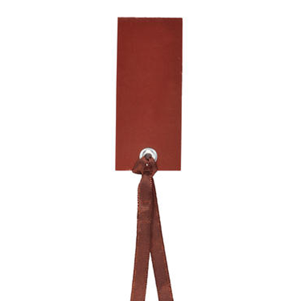 Namenskarte m. Band 3 x 7 cm (12 Stück)