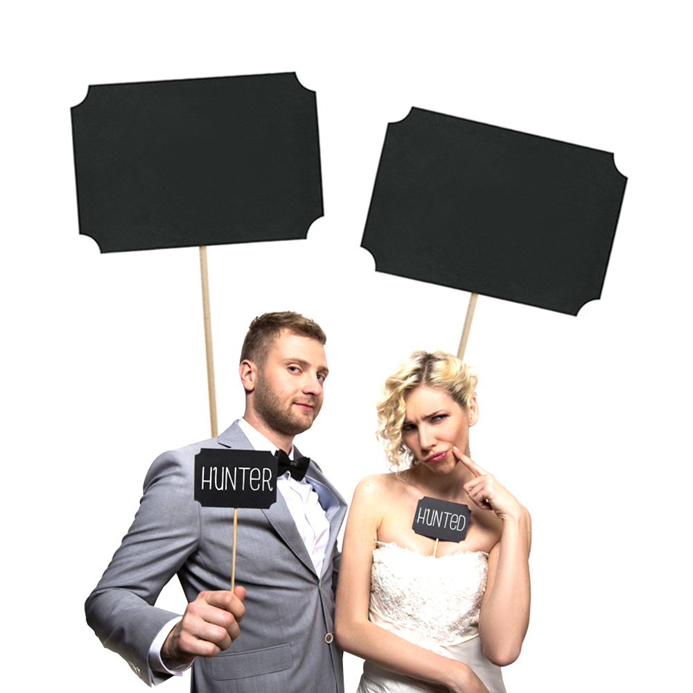 Photo Booth Set "Kreidetafeln" 4er