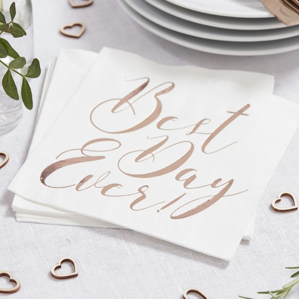 Servietten Best Day Ever "Beautiful Botanics" (20 Stück)