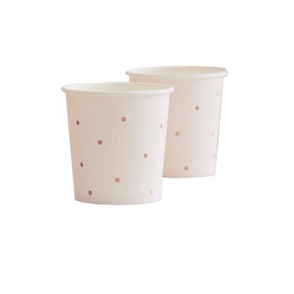 Partygeschirr "Blush Hen" Schnapsbecher (10 Stück)