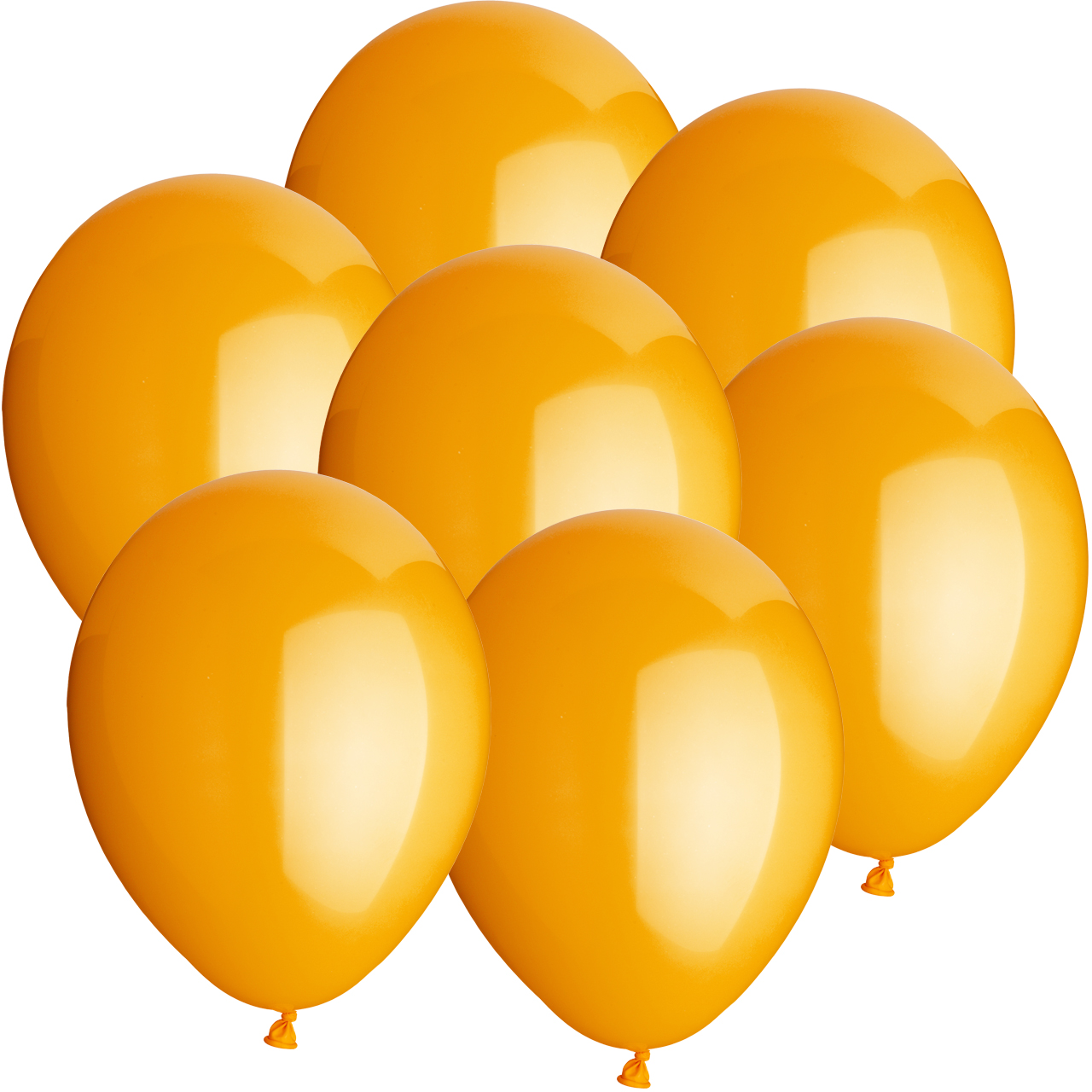 Latexballons Ø 25 cm "Standard" (50 Stück) orange SALE