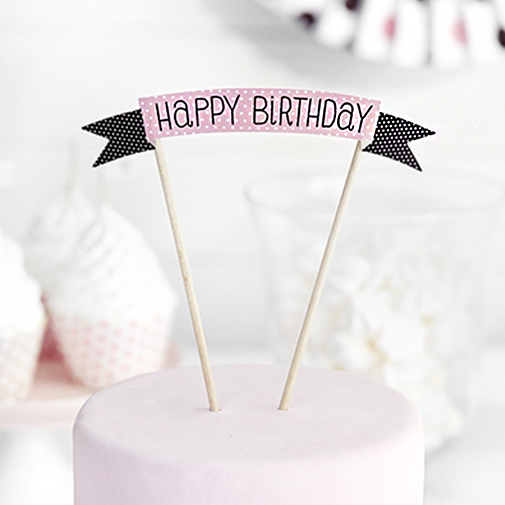 Tortenaufsatz "Sweets Collection" Happy Birthday