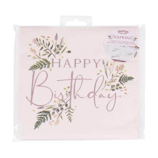 Lets Par Tea Papierservietten, Happy Birthday Party