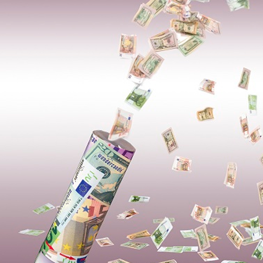 Partyregen "Geldregen Mini" SALE