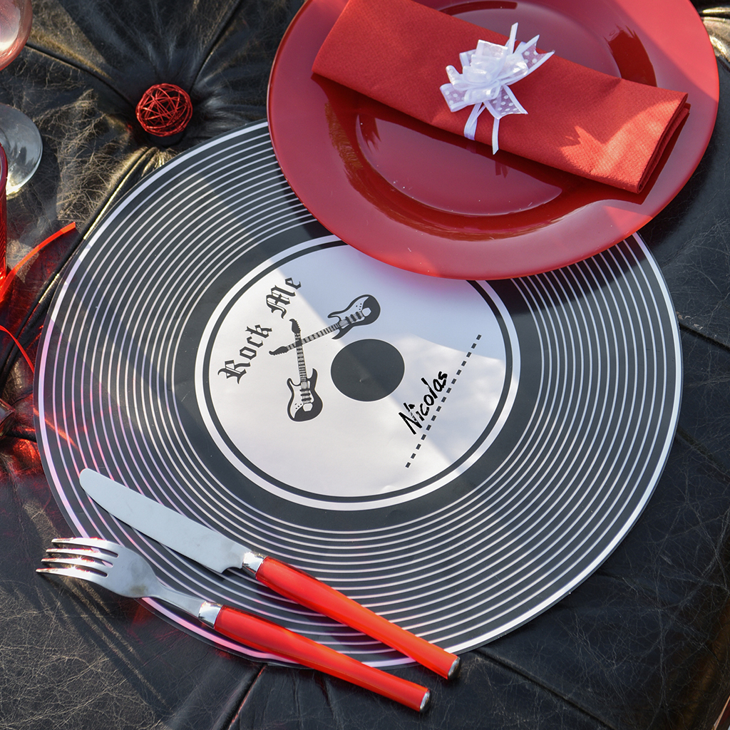 Tischset "Vinyl" (6 Stück)