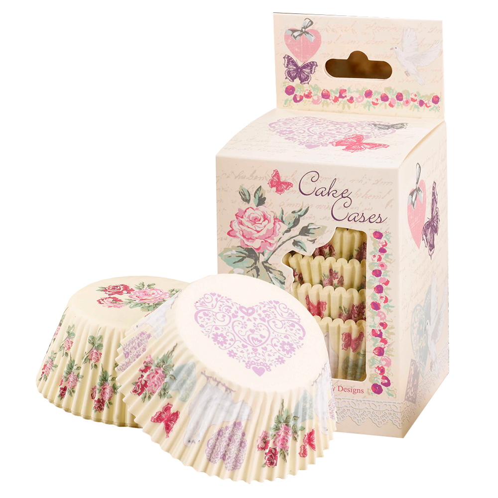 Cupcake "With Love" (100 Stück) SALE