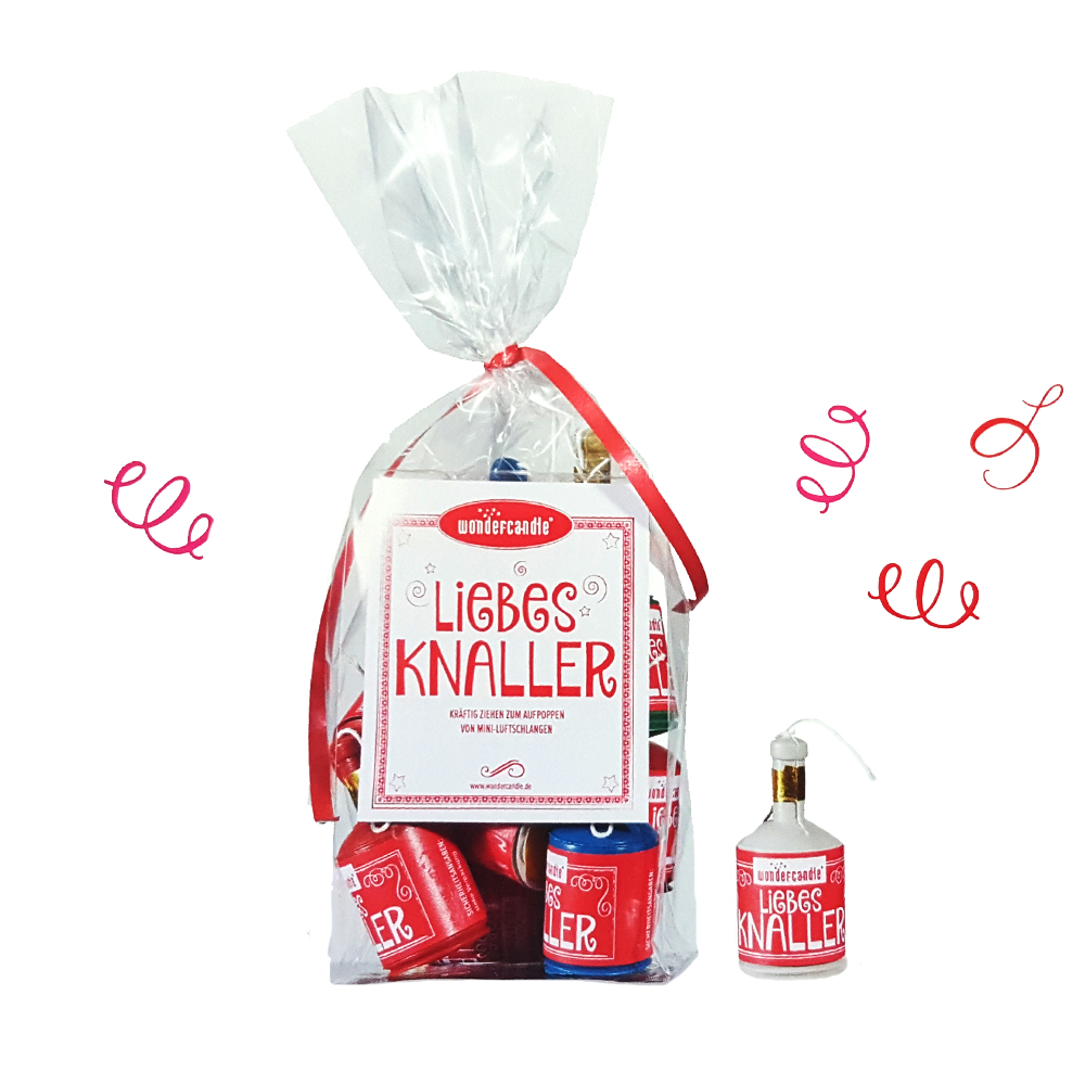 Confetti Popper "Liebesknaller" (10 Stück) SALE