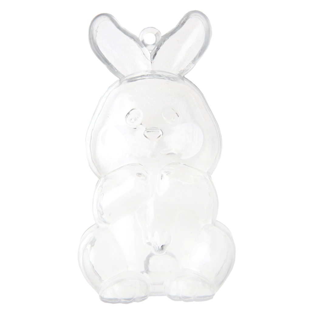 Acryl "kleiner Hase" Klar 3.7 x 9 cm ABVERKAUF