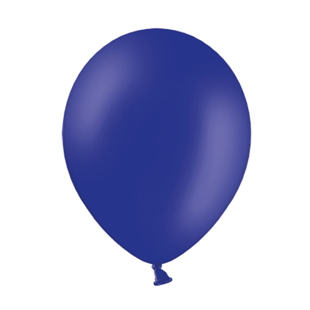 Latexballons "Pastell" Ø 23 cm (100 Stück) dunkelblau