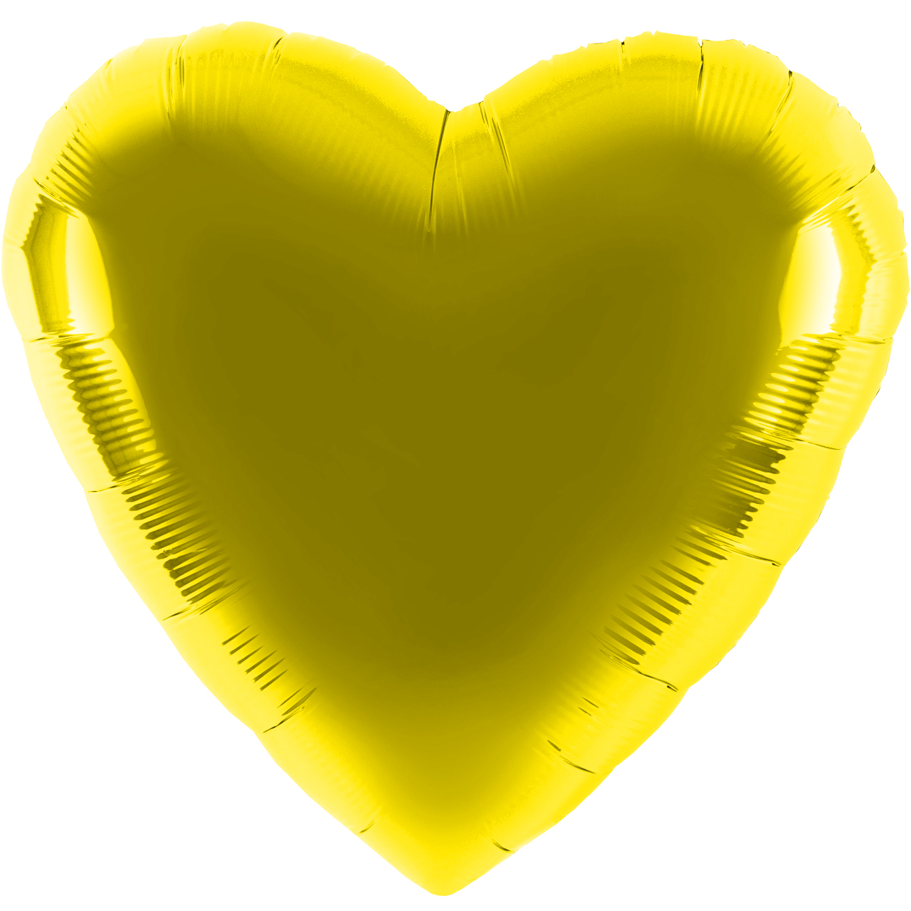 Folienballon Herz "Colour" Ø 45cm gelb