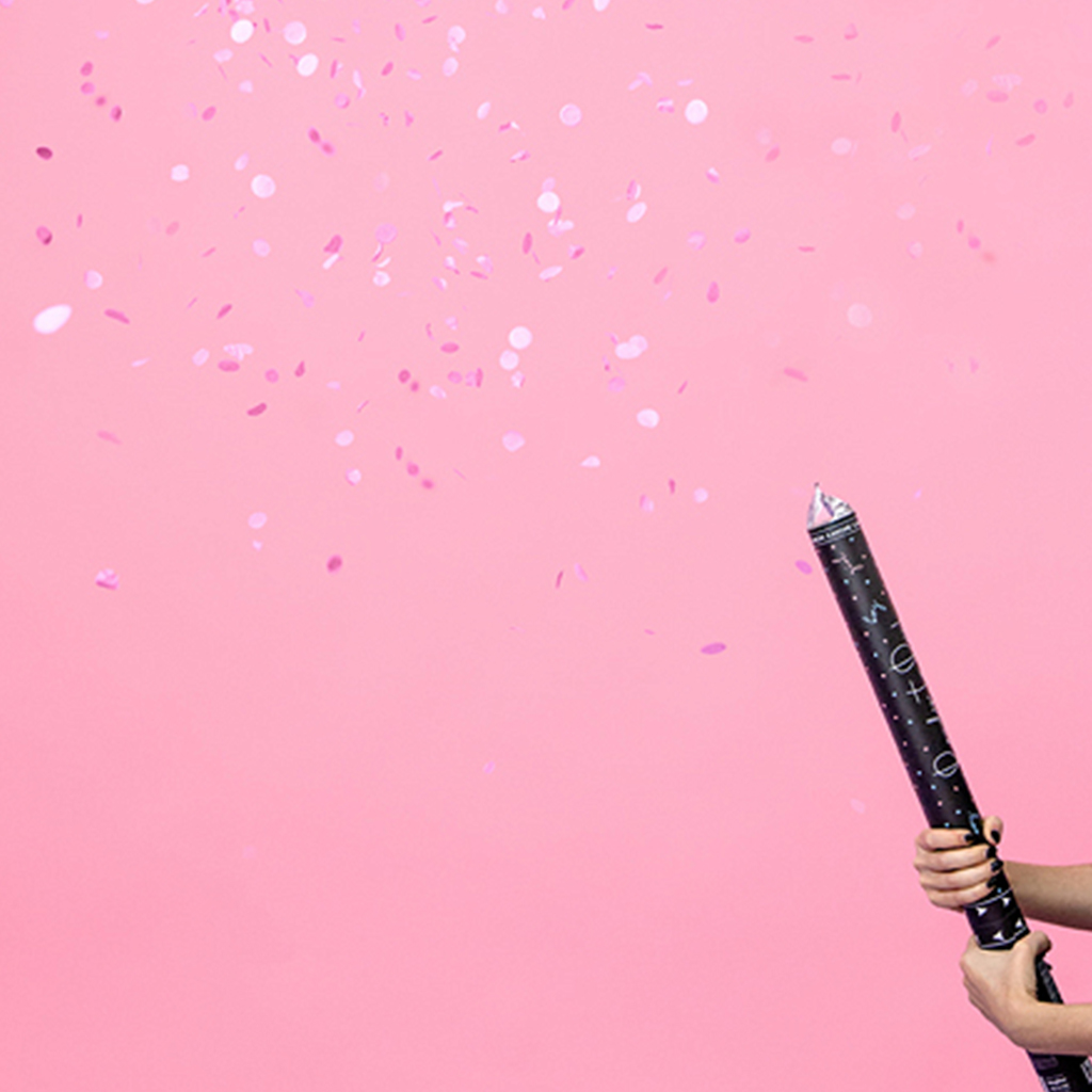 Konfetti Kanone Mädchen "Ready to Pop" 60 cm