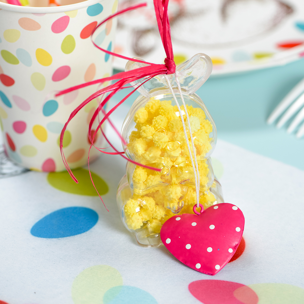 Acryl "kleiner Hase" Klar 3.7 x 9 cm ABVERKAUF