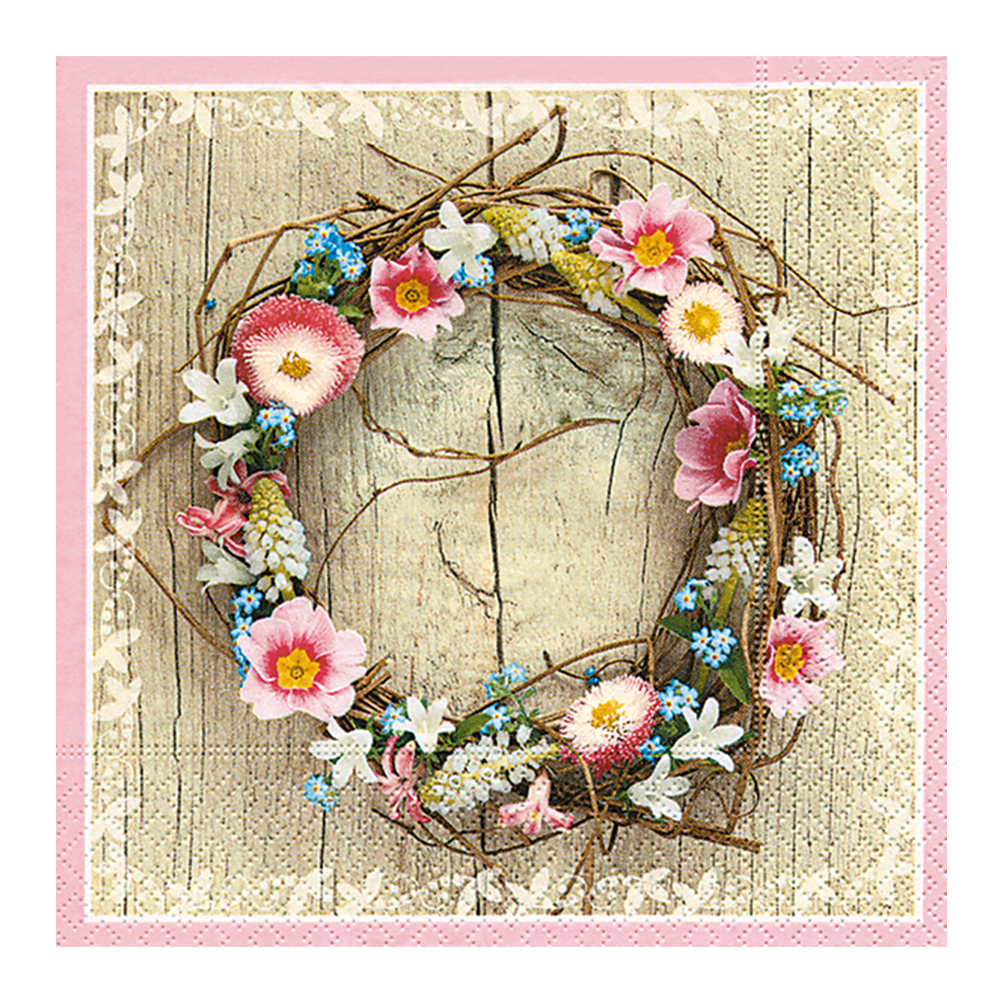 Servietten "Spring Wreath" 200006 (20 Stück)