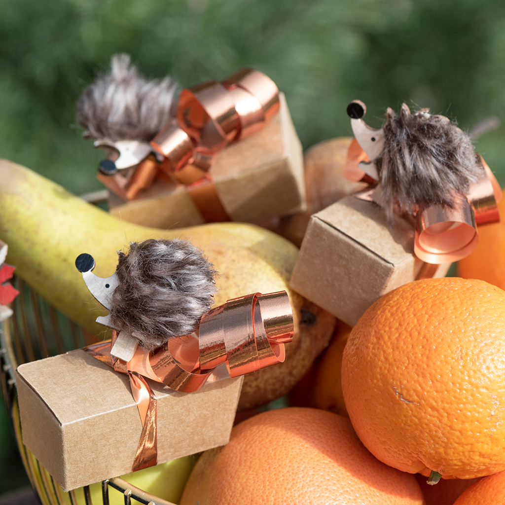 Klammern "Igel" 5 x 3,5 cm (6 Stück)