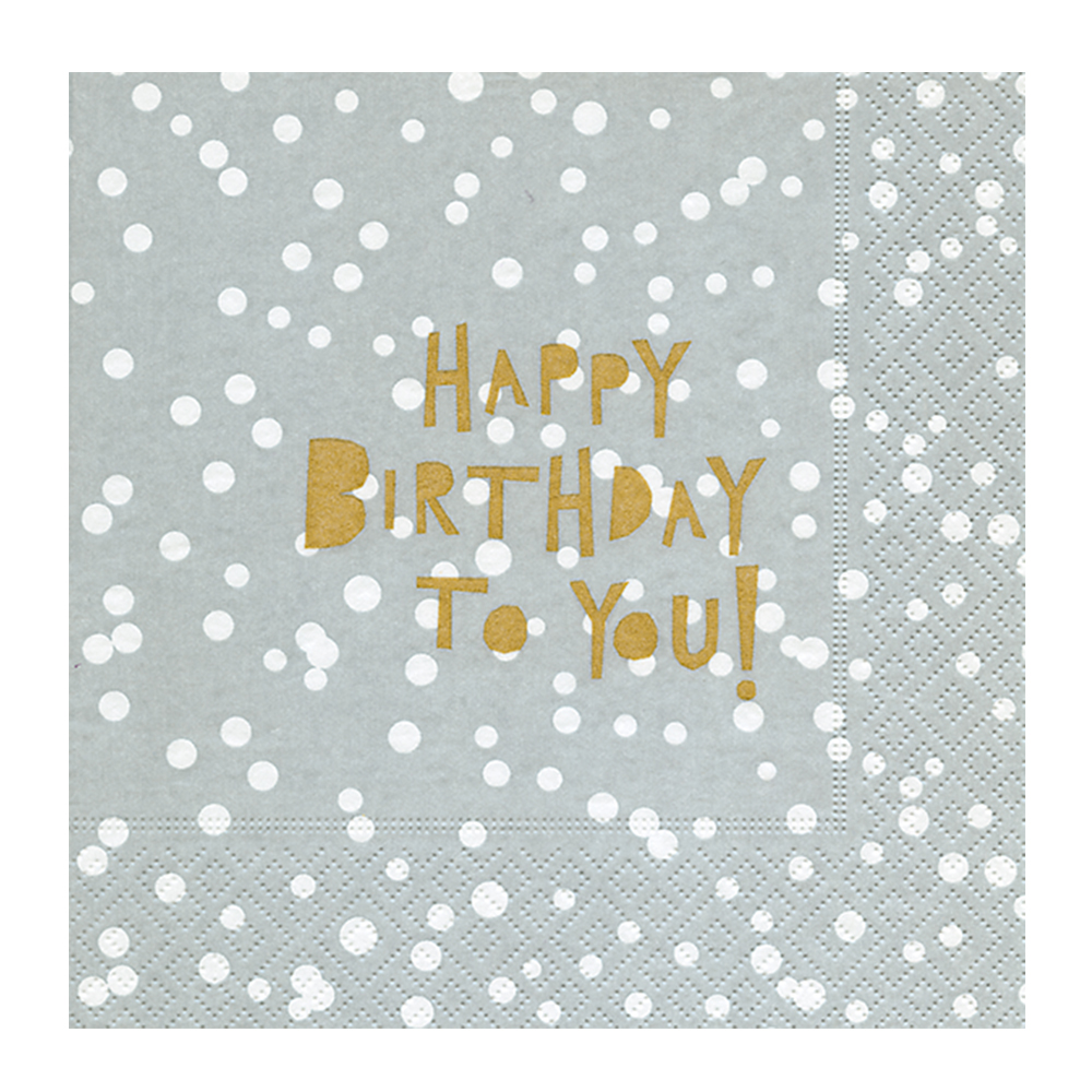 Servietten "Happy Birthday To You" 200256 (20 Stück)